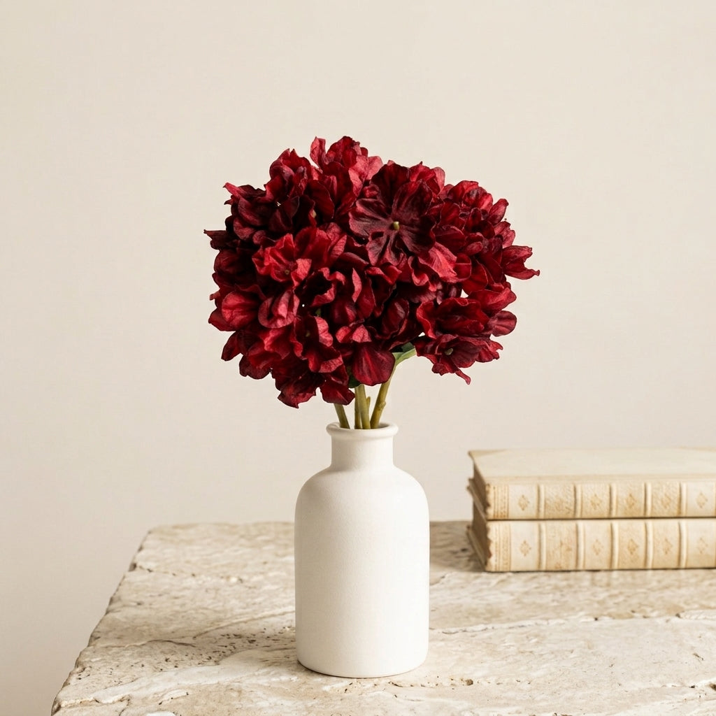 Natural Looking Faux Hydrangeas