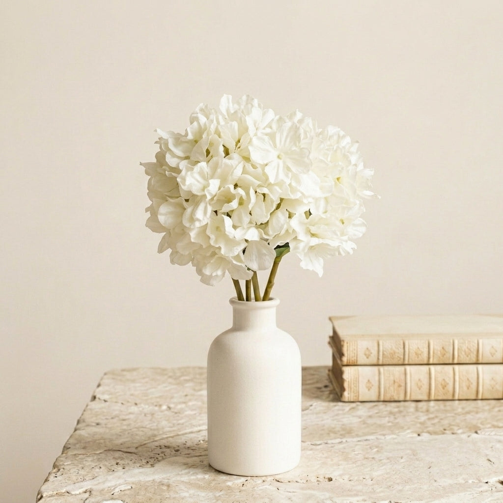 Natural Looking Faux Hydrangeas