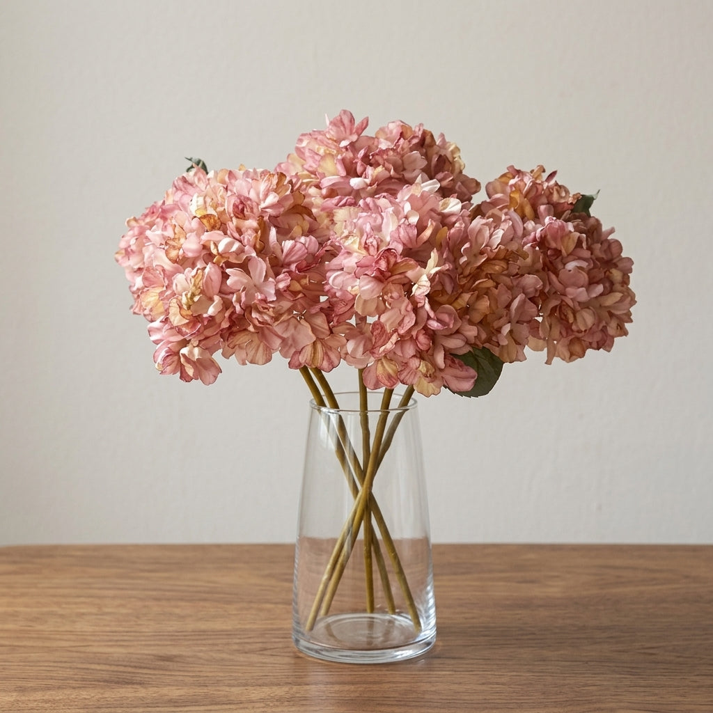 Natural Looking Faux Hydrangeas