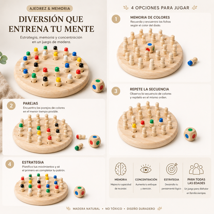 NEUROWOOD™ Pack de 3 – Aprender, compartir y conectar entre generaciones