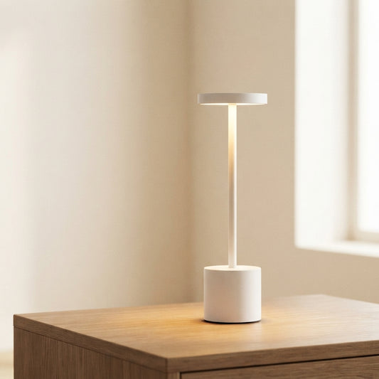 Lámpara de mesa táctil recargable USB minimalista